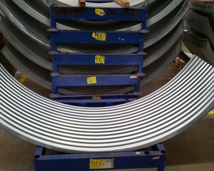 Ring sheet 0.95mm center f/silo 2750